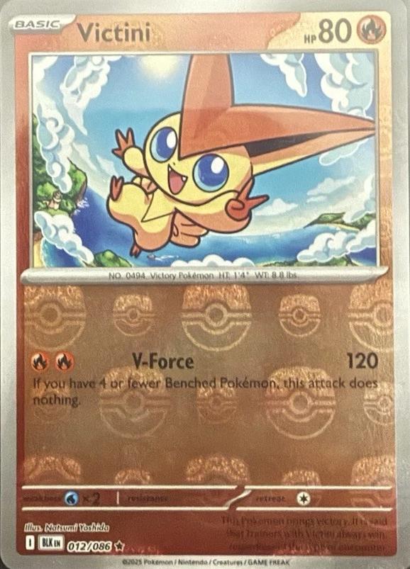 Black Bolt Victini [Master-Ball] Pokémon card